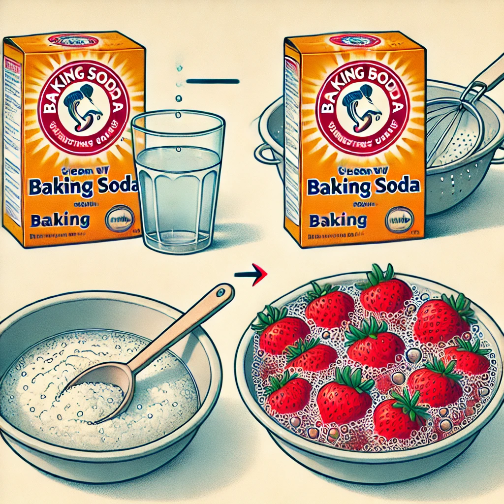 How to Clean Strawberries with Baking Soda