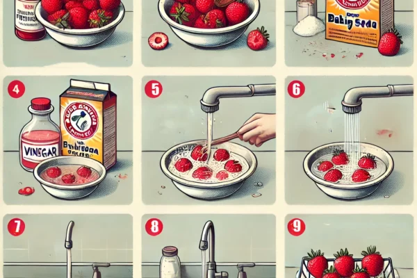 How to Clean Strawberries Properly (guide)