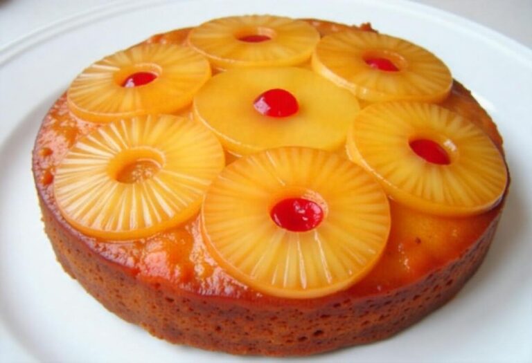 How I Made an Easy Pineapple Upside Down Cake at Home: A Step-by-Step Guide